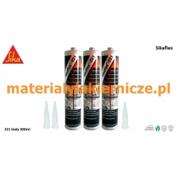 SIKA SIKAFLEX 221 biały 300ml materialylakiernicze.pl